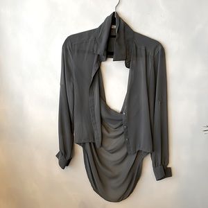 Drape back Blouse